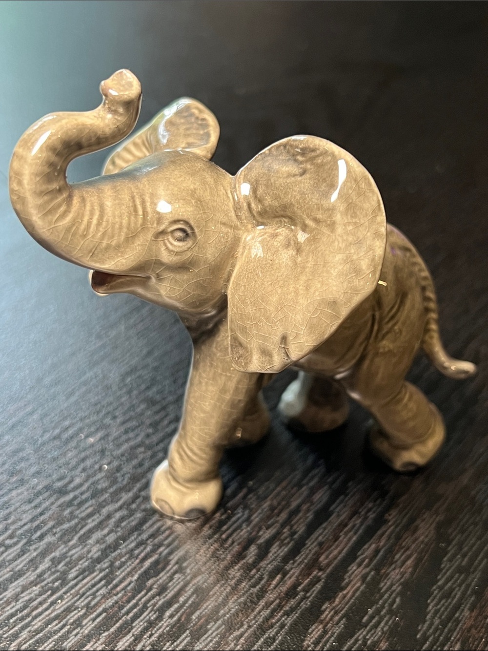 Vintage Goebel Porcelain Baby Elephant Figurine #36012 W. Germany - Picture 2 of 10